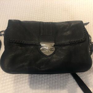 Danier vintage black leather bag 
Used condition.